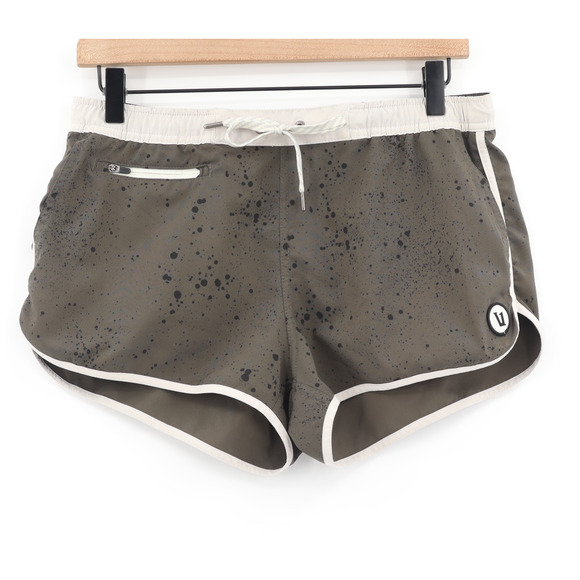 Vuori Pants - Vuori Women's Clementine Olive Green/Tan 2" Inseam Sz L